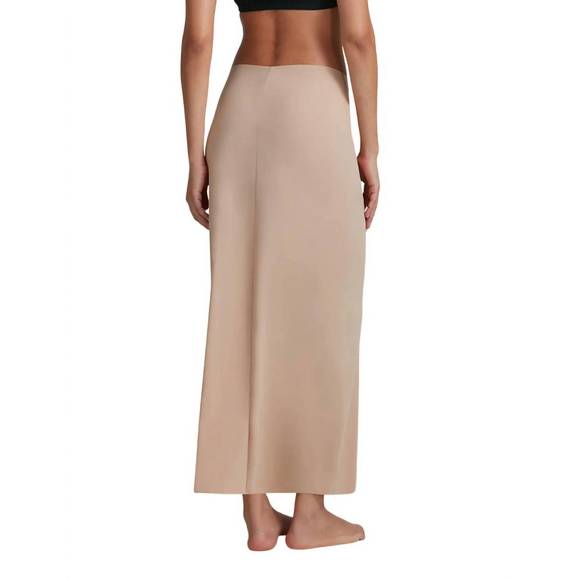 NEW COMMANDO classic maxi half slip skirt in beige - Picture 2 of 2